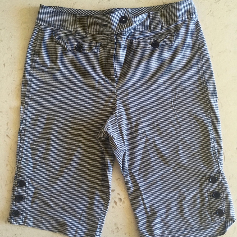 Larry Levine plaid shorts